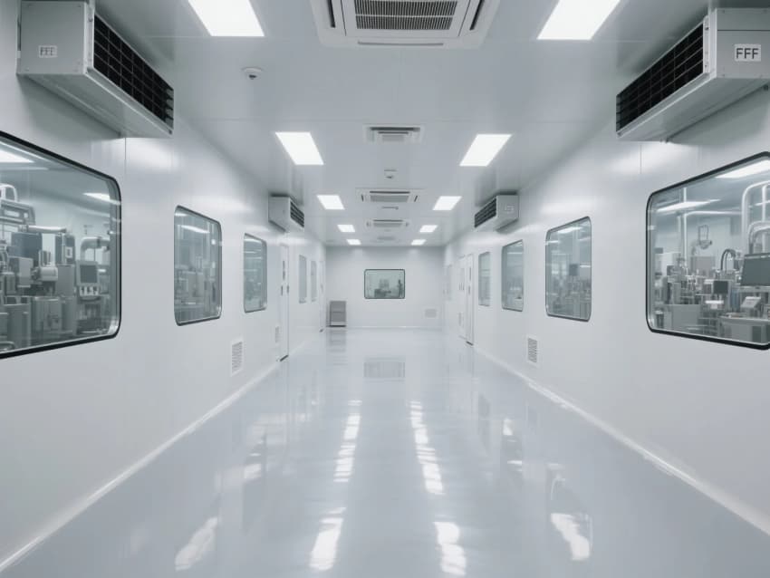 合肥電子光伏廠房凈化裝修工程分享
